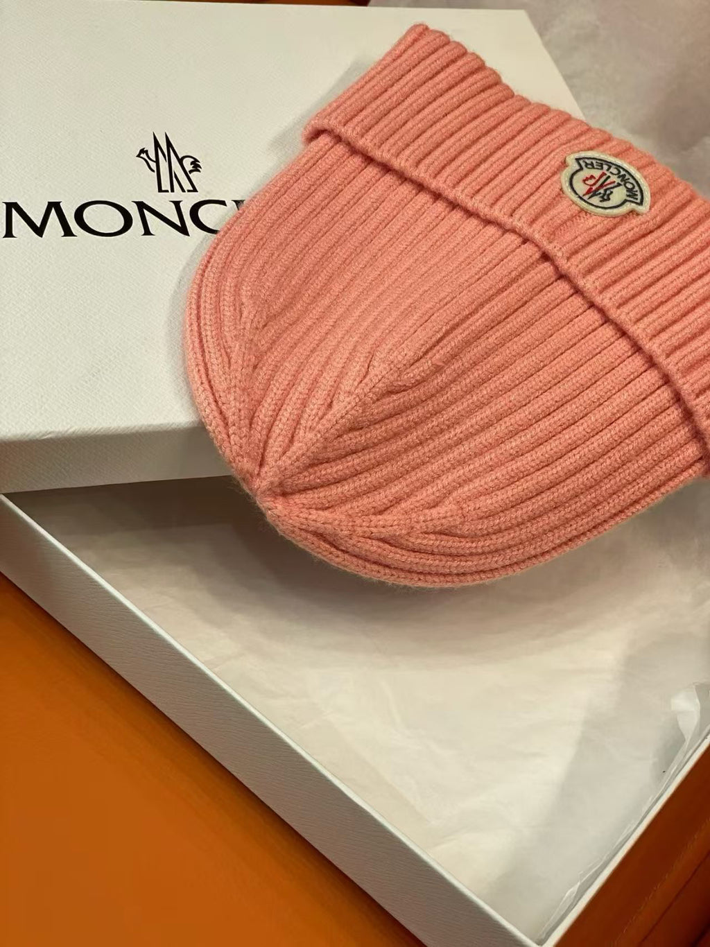 Moncler Logo Detail Knit Beanie - 1149273365 - Photo 5
