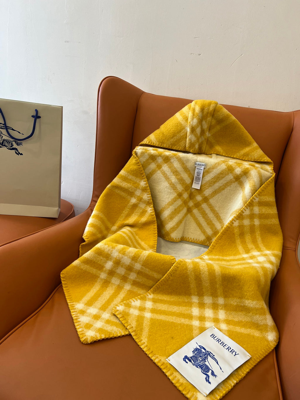 Burberry Check Pattern Beanie - 979032634 - Photo 5