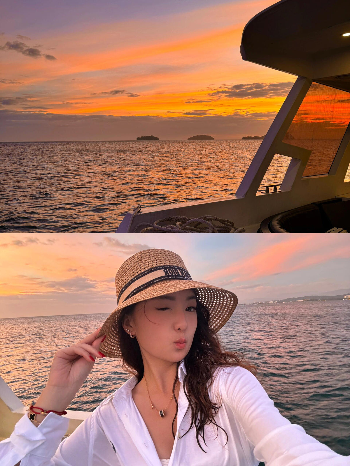 Dior Embroidered Logo Detail Sun Hat - 1009271955 - Photo 5