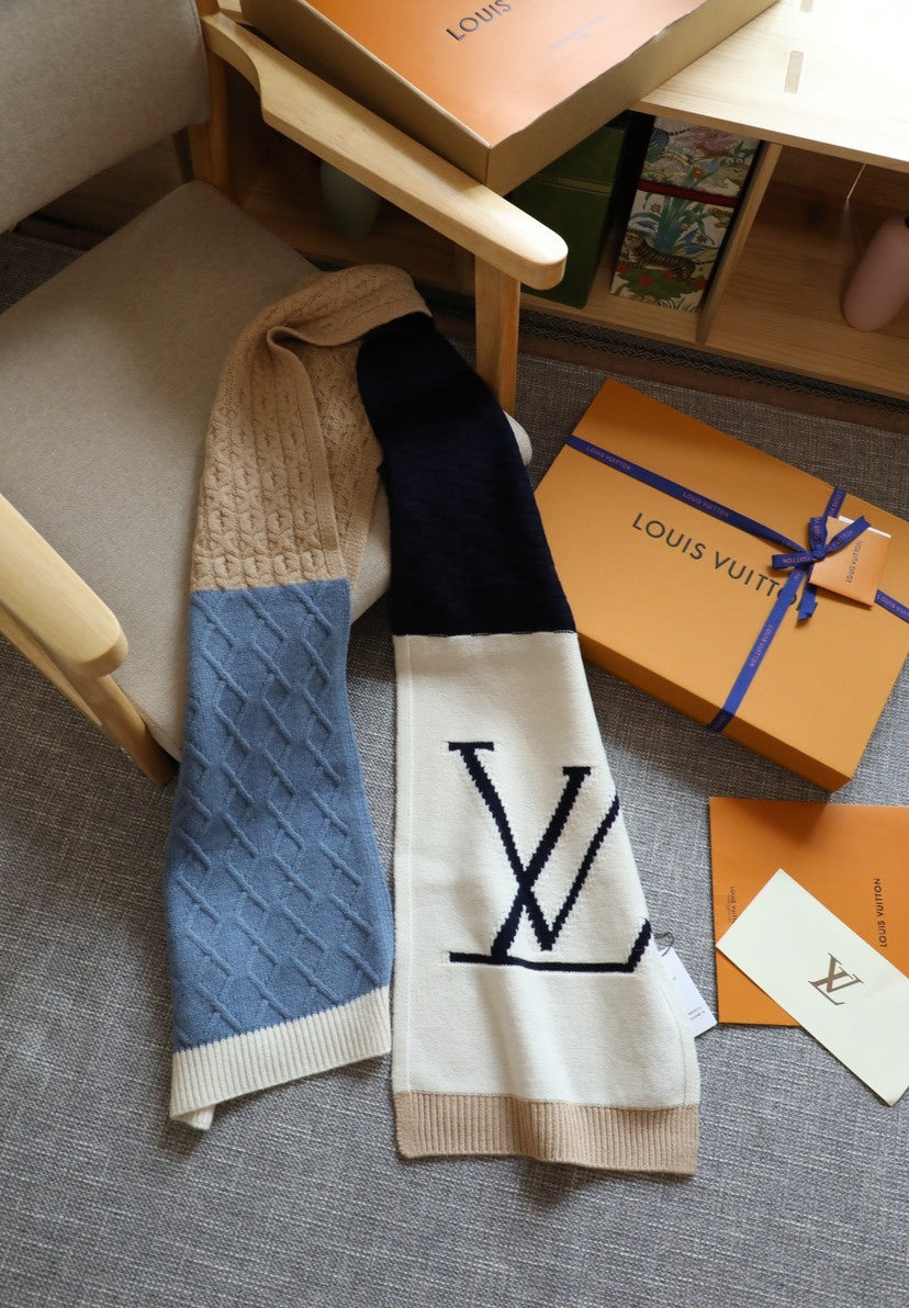 Louis Vuitton Colorblock Knit Scarf - 950099948 - Photo 5