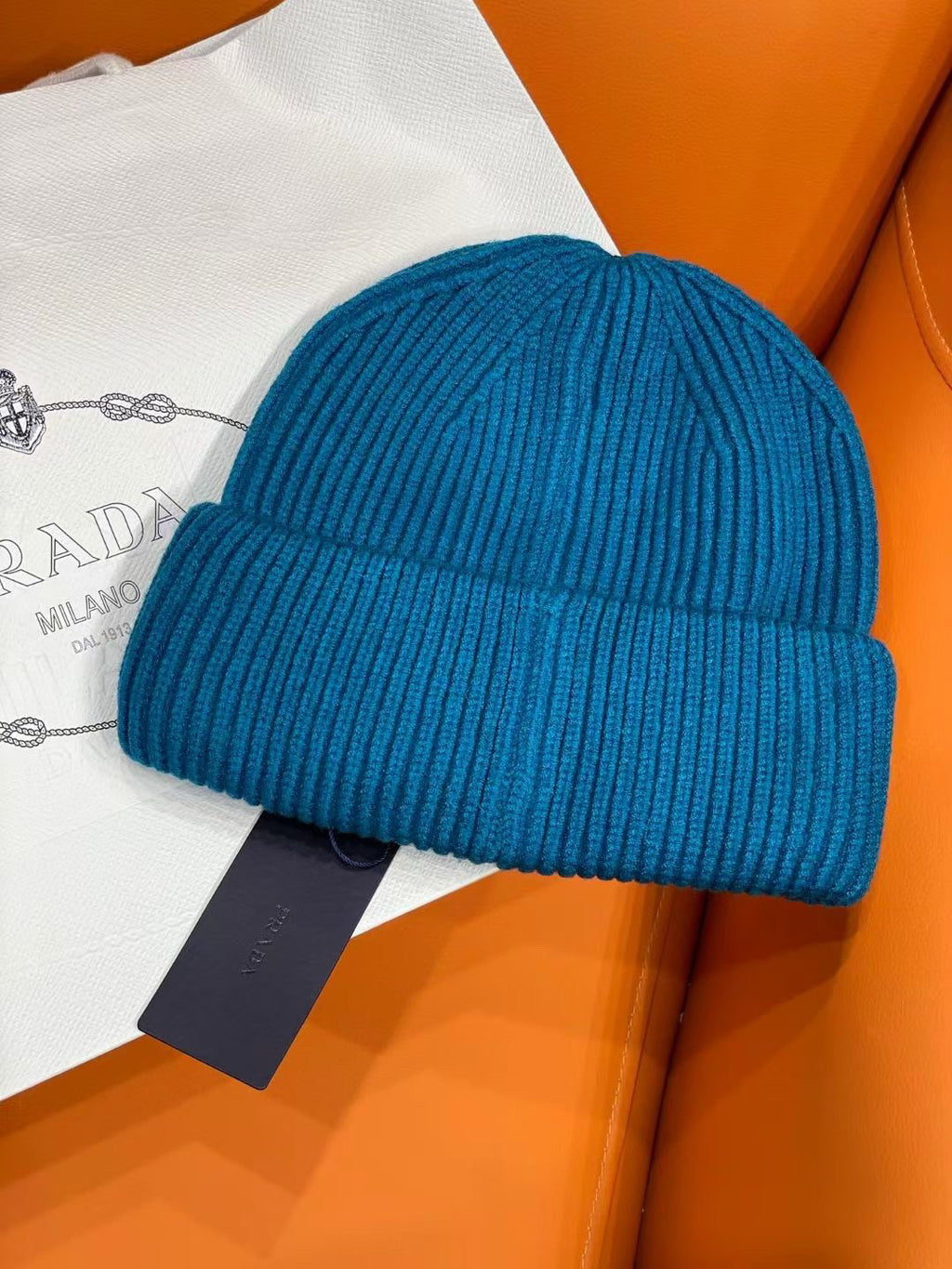Prada Knit Beanie - 1141790595 - Photo 5
