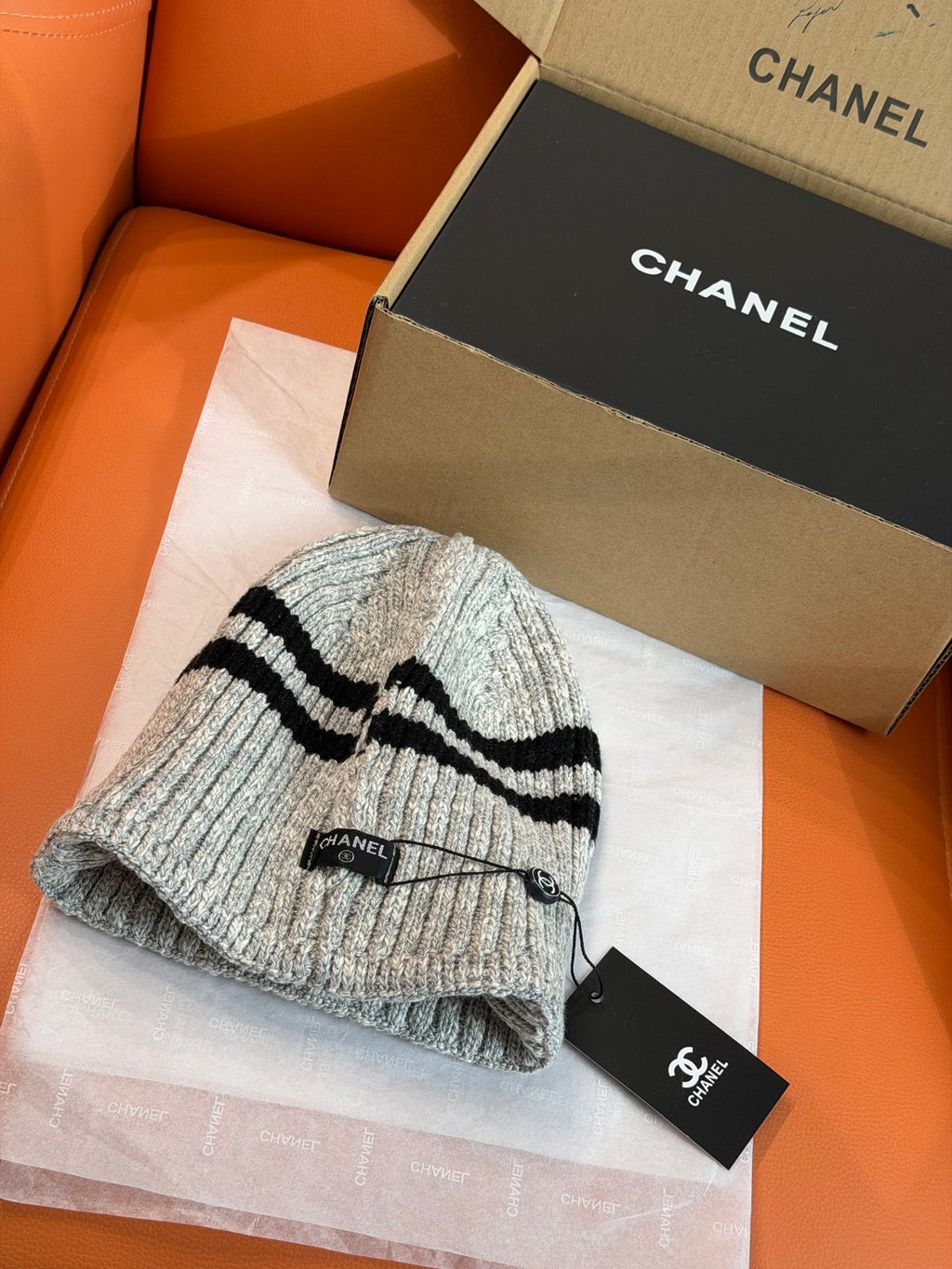 Chanel Jacquard Knit Beanie - 1245543915 - Photo 5