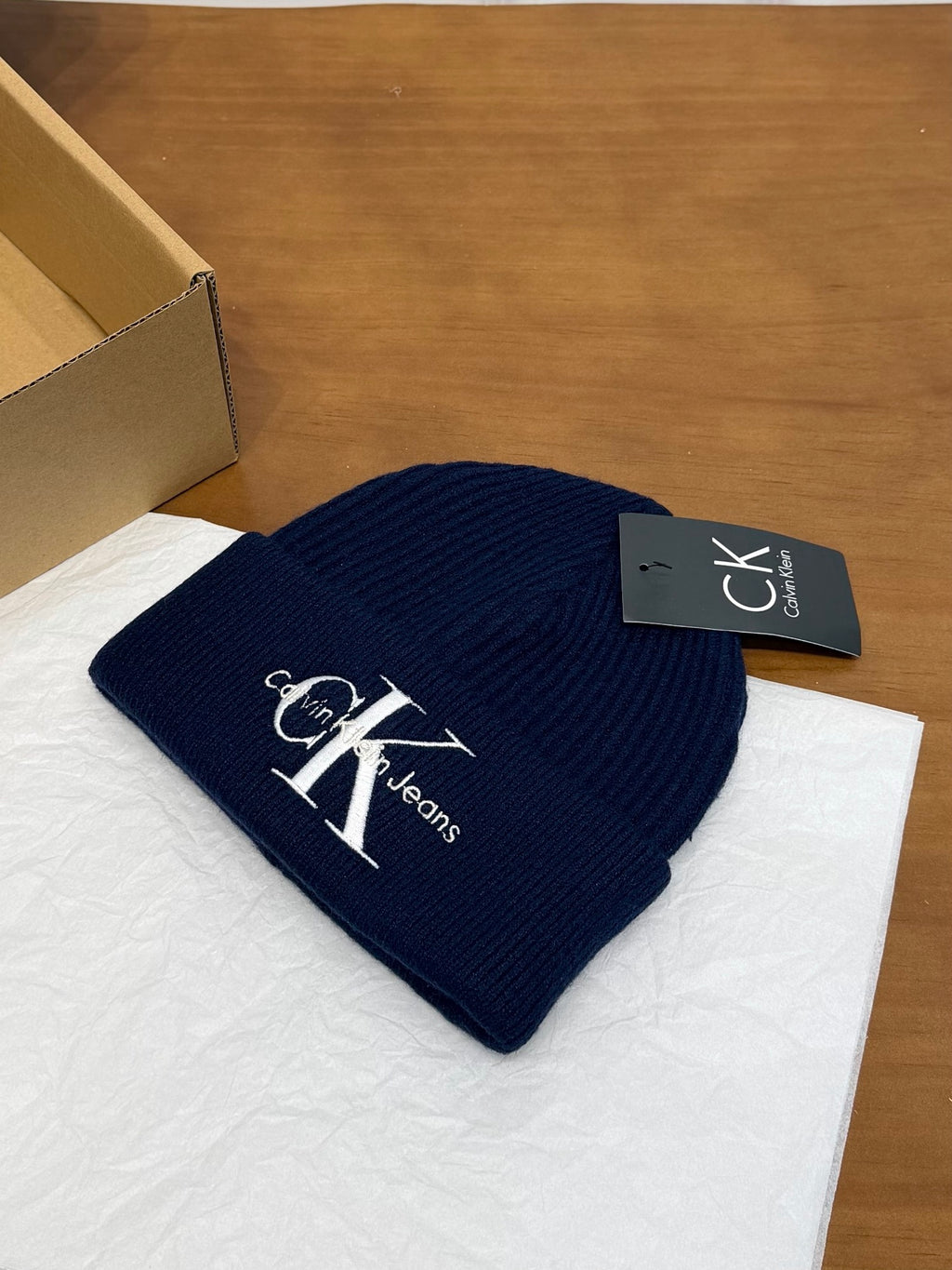 Calvin Klein Embroidered Colorblock Beanie - 1245544223 - Photo 5
