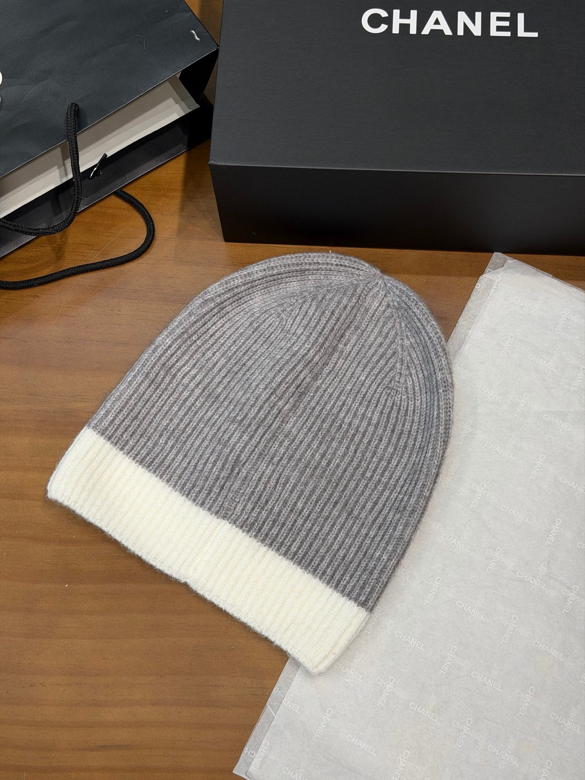 Chanel Knit Beanie - 1245543842 - Photo 5