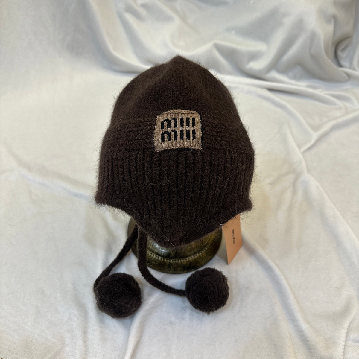 Miu Miu Knit Pom-Pom Bucket Hat - 1141791829 - Photo 5