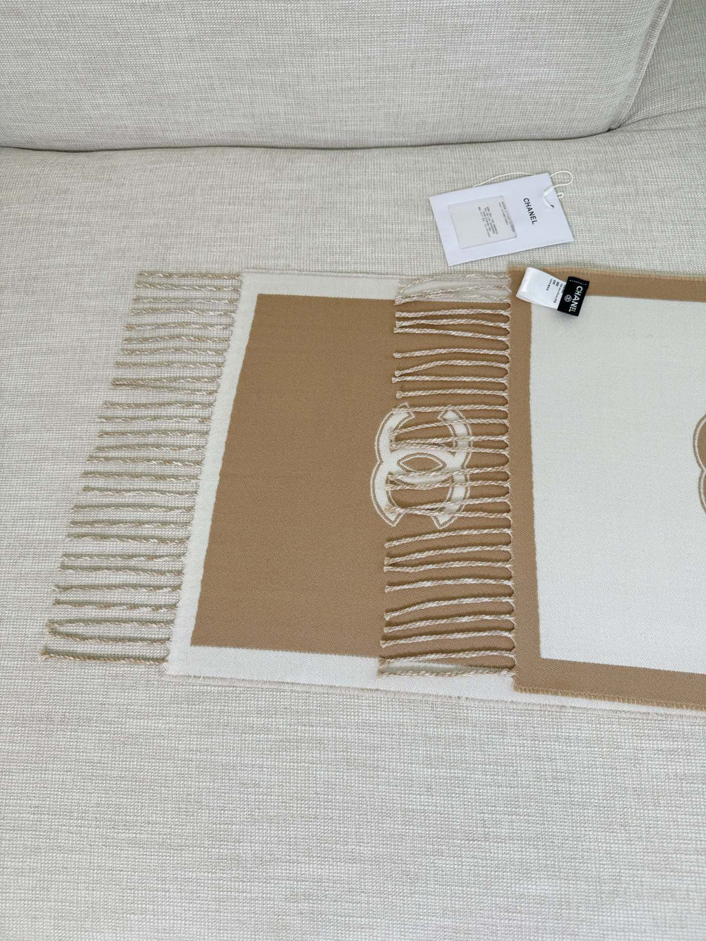 Chanel Colorblock Scarf - 973282922 - Photo 5