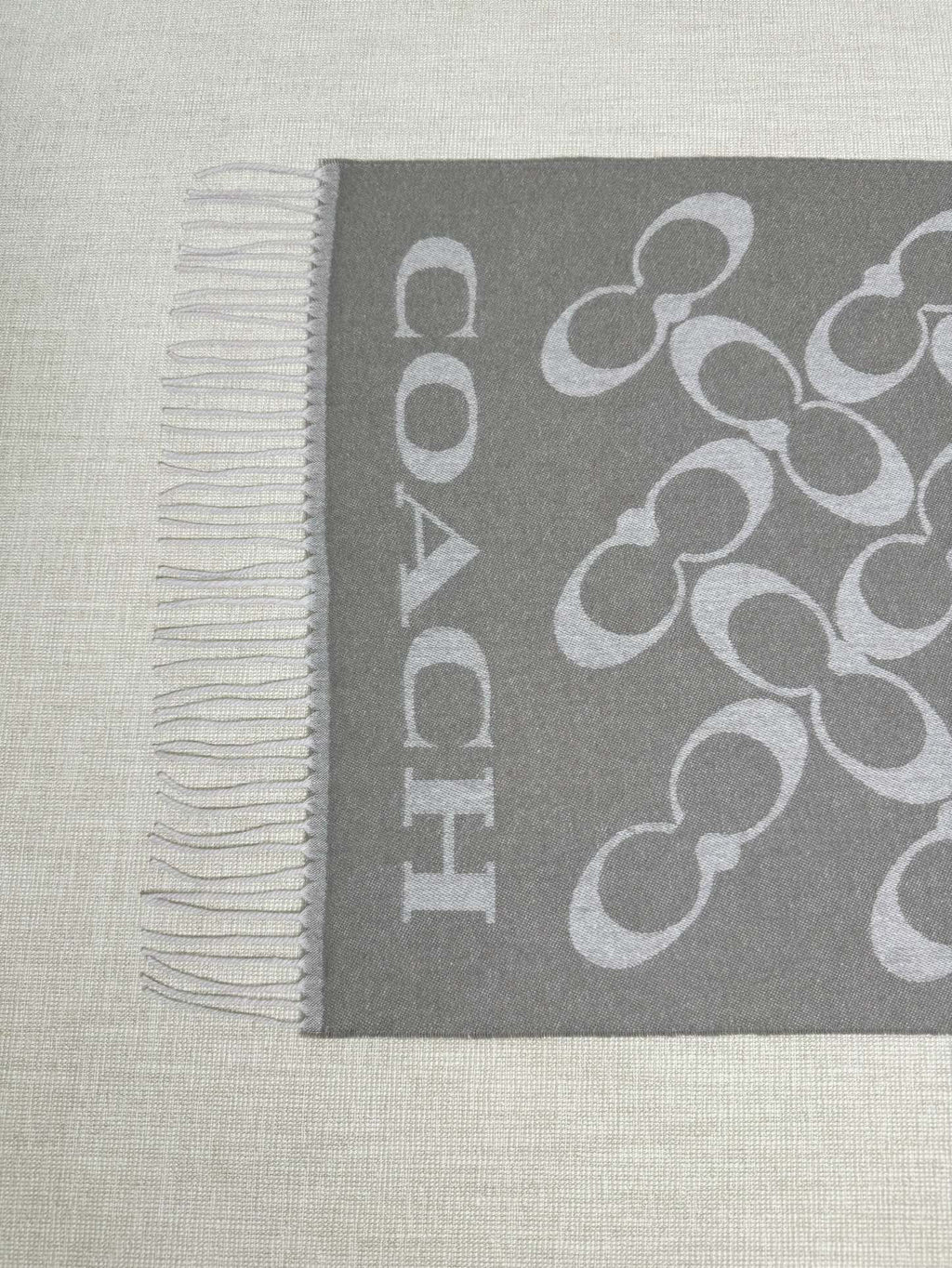 Coach Logo Detail Scarf - 973282533 - Photo 5