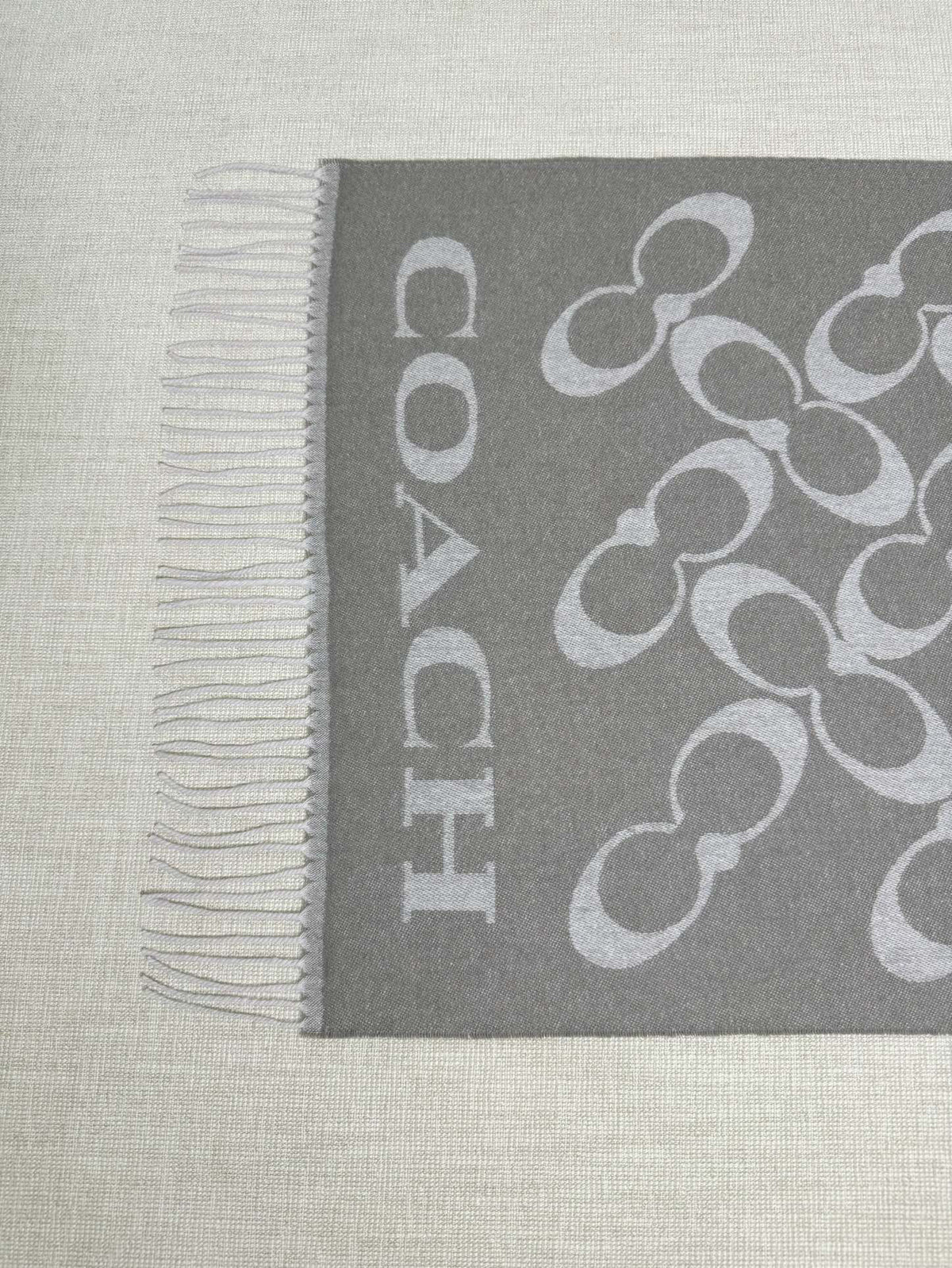Coach Logo Detail Scarf - 973282533 - Photo 5