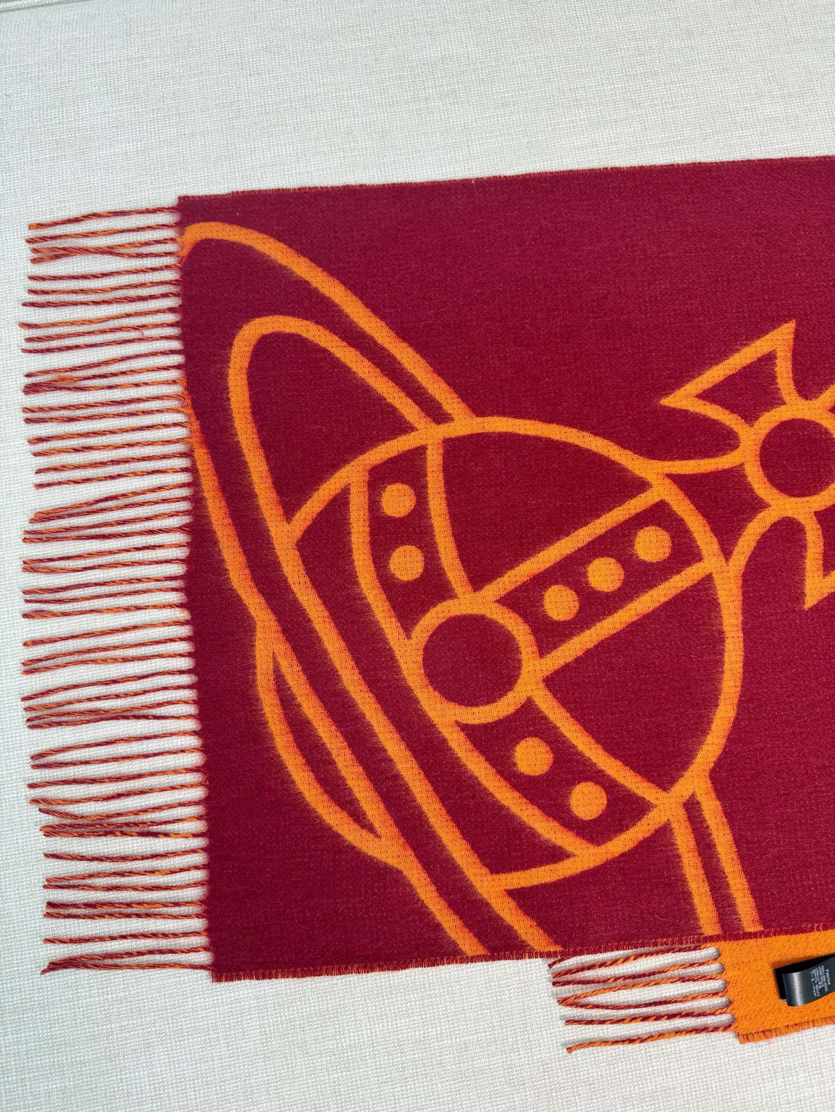 Vivienne Westwood Jacquard Logo Detail Scarf - 973646213 - Photo 5
