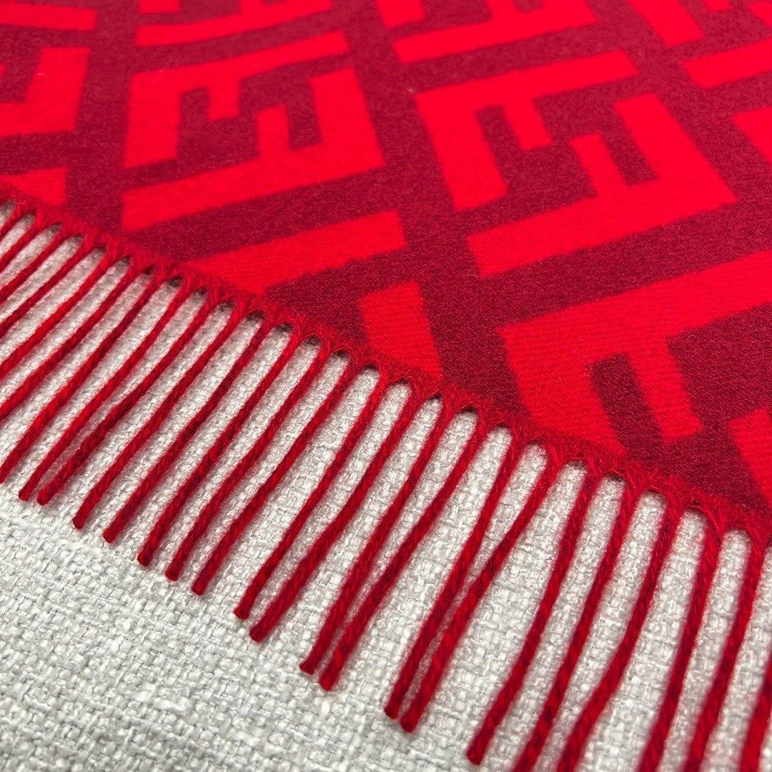 Fendi Jacquard Logo Detail Scarf - 1245378394 - Photo 5