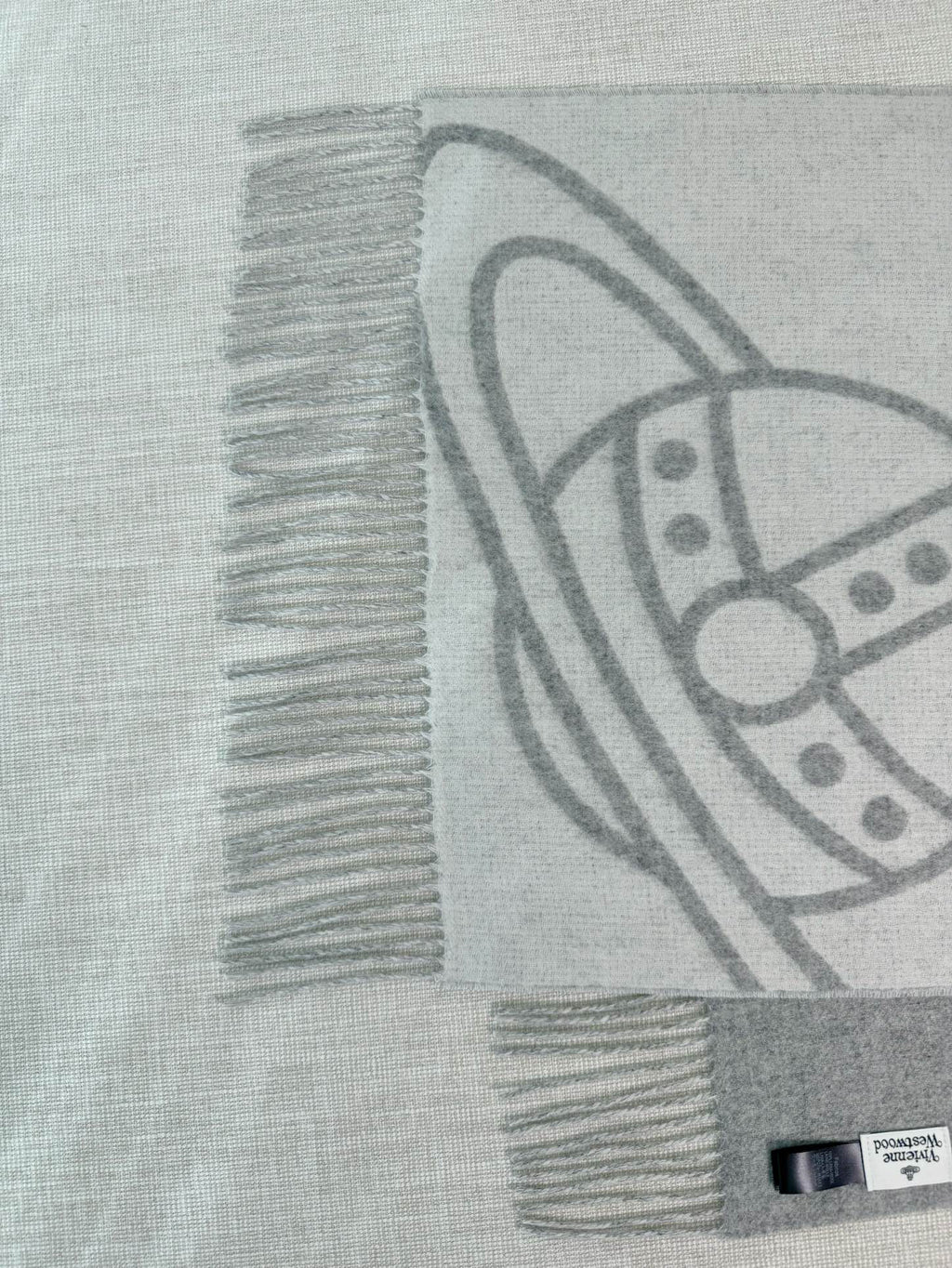 Vivienne Westwood Jacquard Logo Detail Scarf - 973646155 - Photo 5