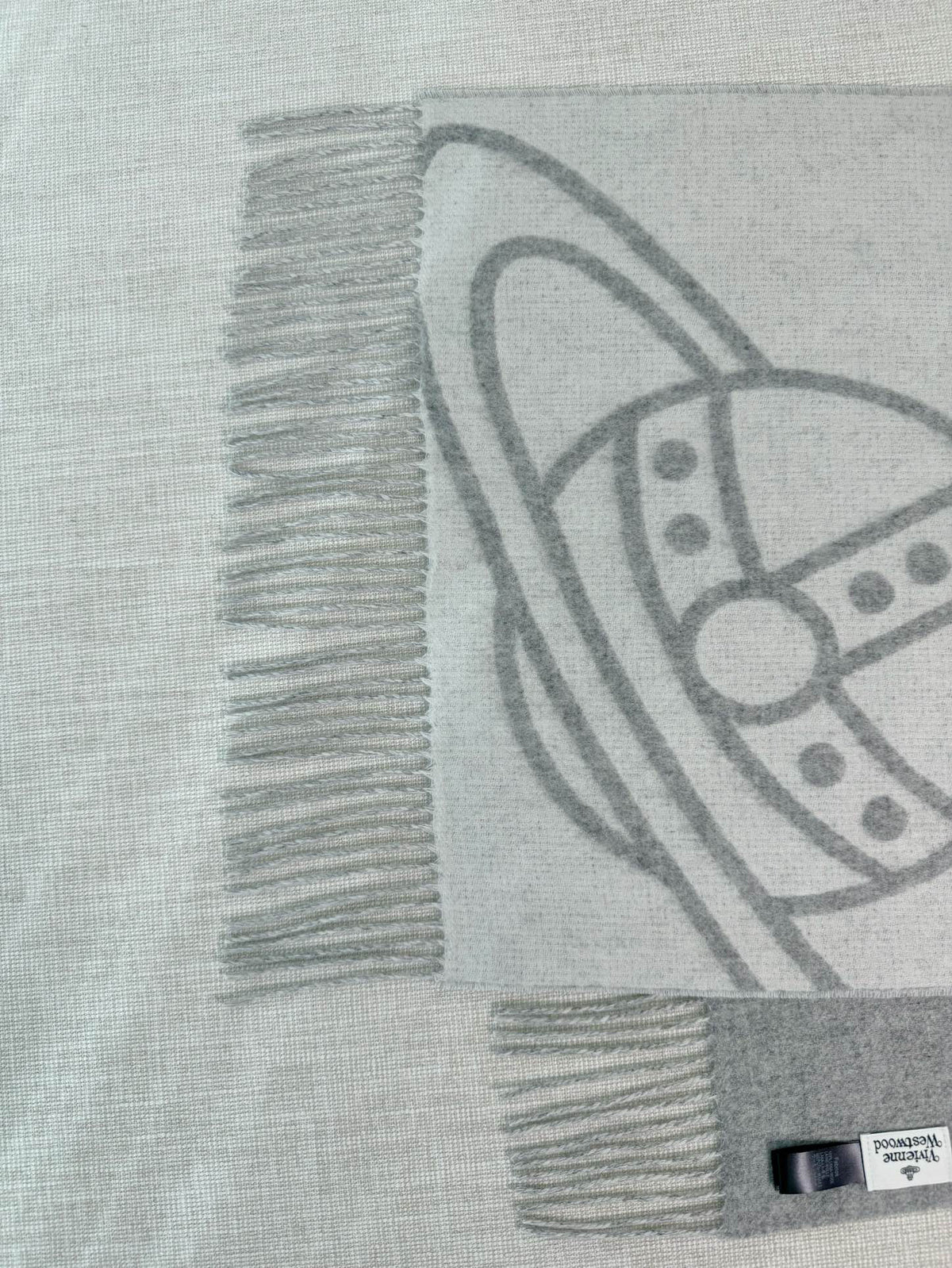 Vivienne Westwood Jacquard Logo Detail Scarf - 973646155 - Photo 5