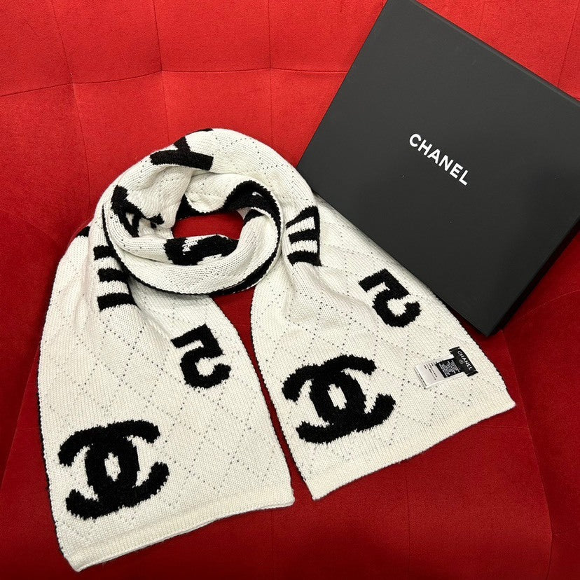 Chanel Jacquard Scarf - 945575773 - Photo 5