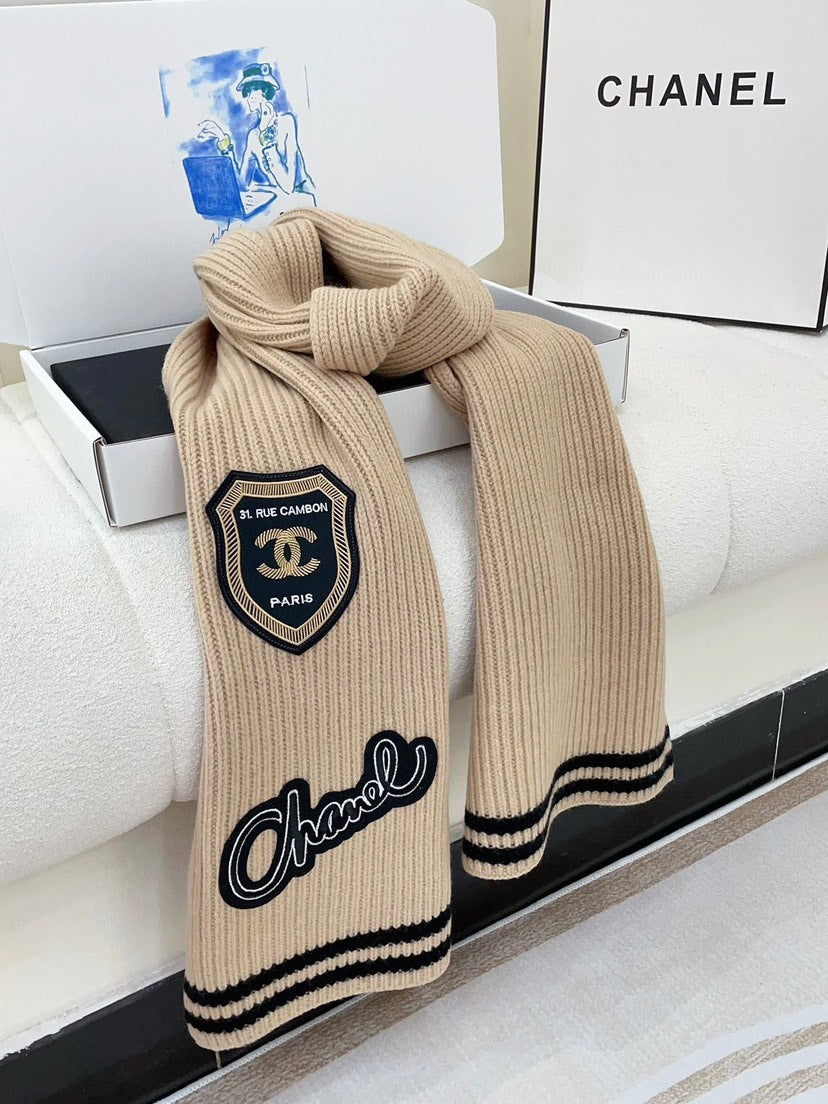 Chanel Logo Detail Scarf - 945354484 - Photo 5