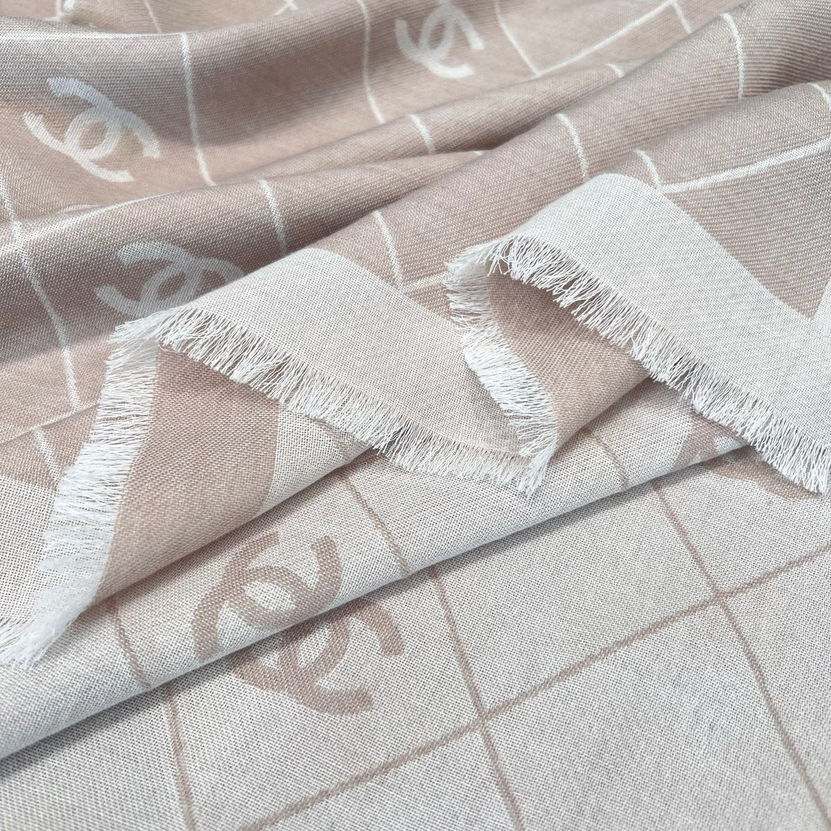 Chanel Jacquard Logo Detail Scarf - 1014310590 - Photo 5