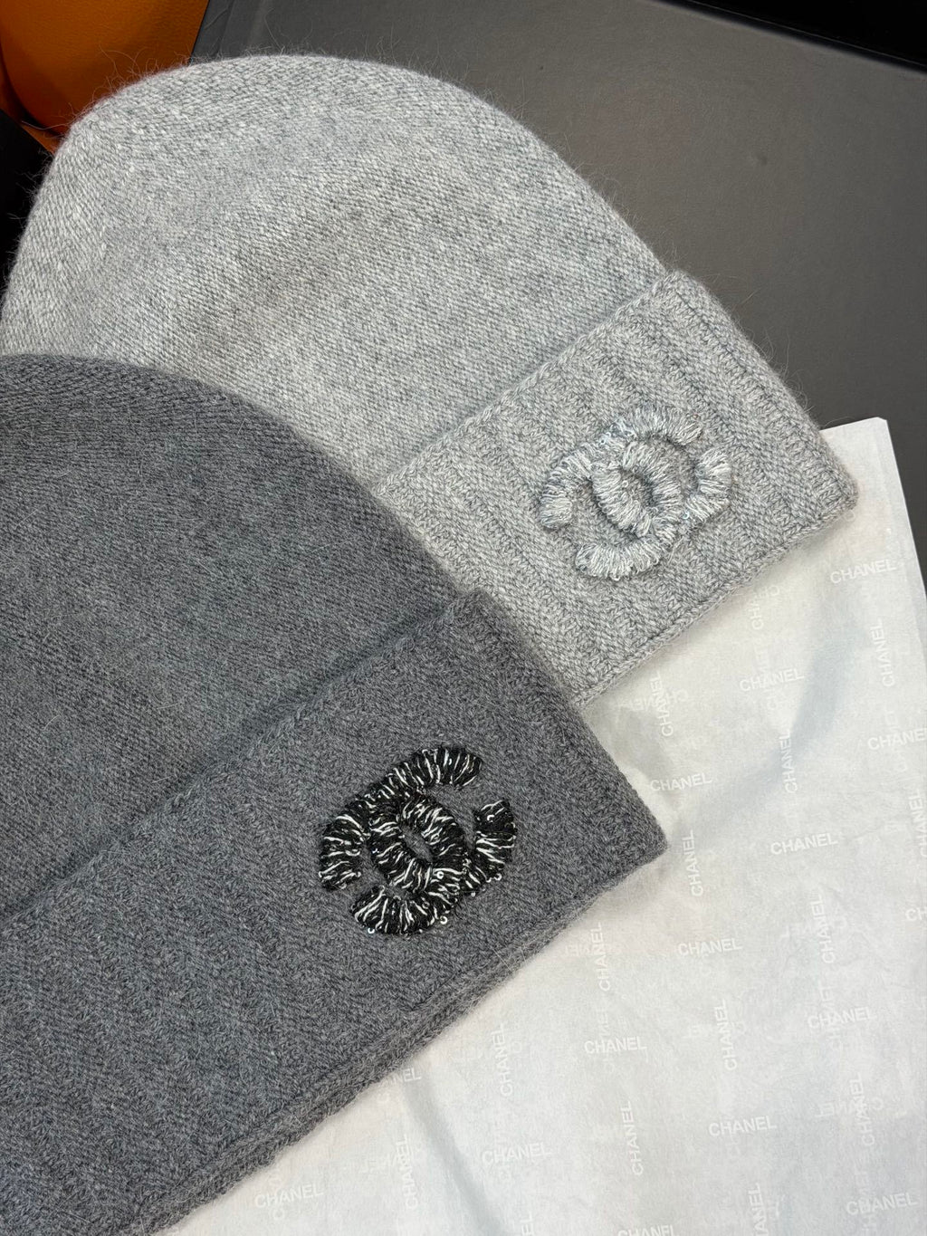 Chanel Knit Beanie - 1245544674 - Photo 5