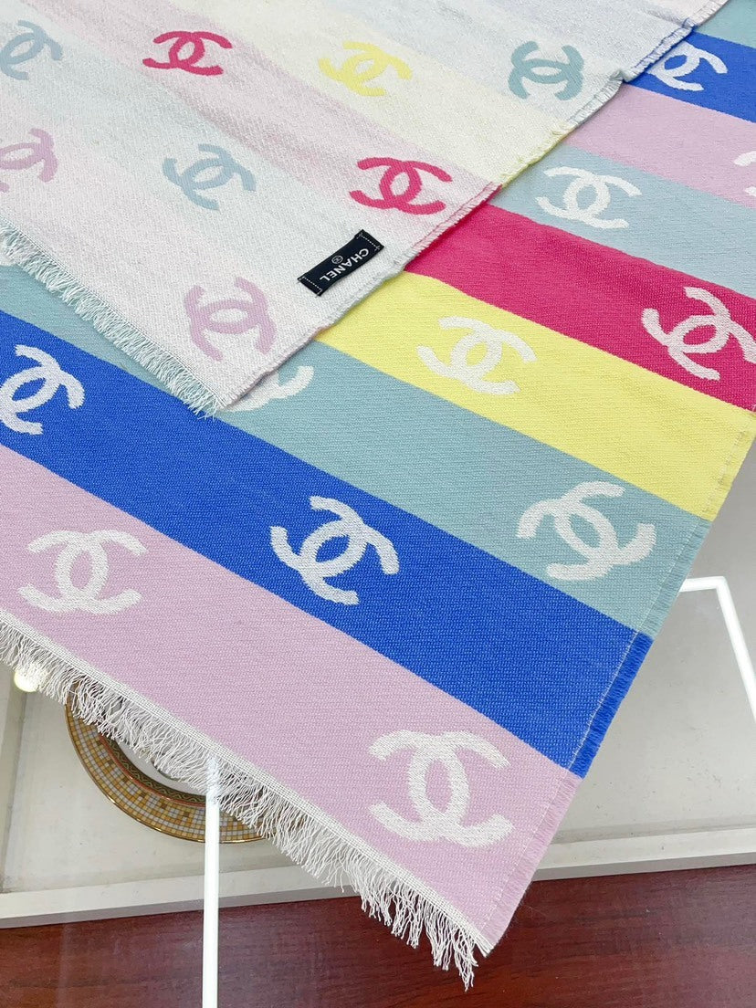 Chanel Logo Detail Scarf - 945369014 - Photo 5