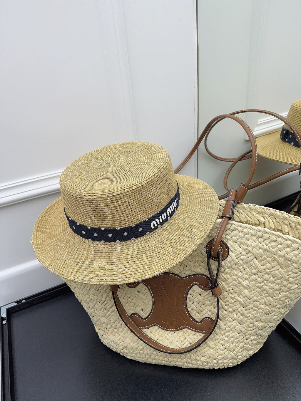 Miu Miu Sun Hat - 1014697371 - Photo 5