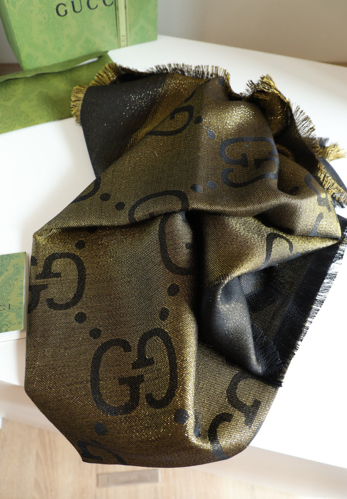 Gucci Square Scarf - 965874368 - Photo 5