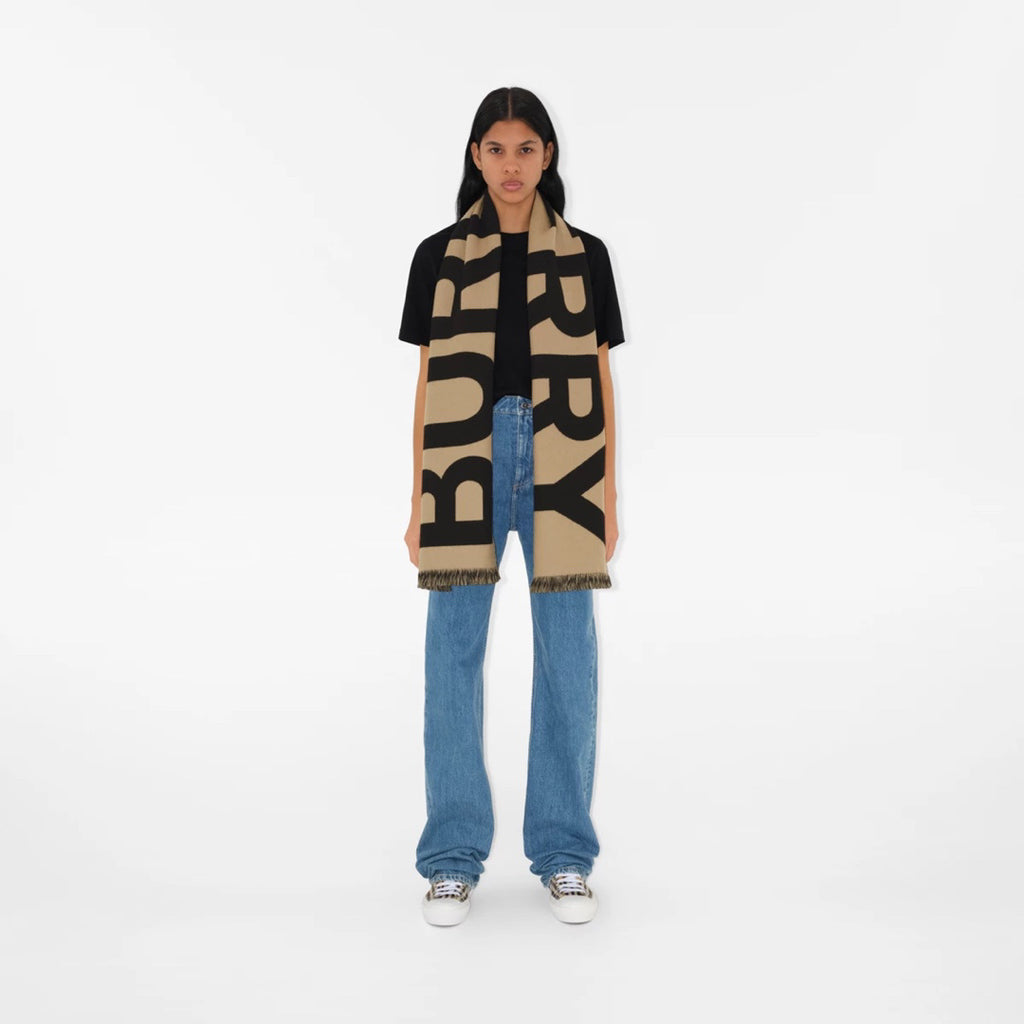 Burberry Logo Detail Scarf - 975220606 - Photo 5