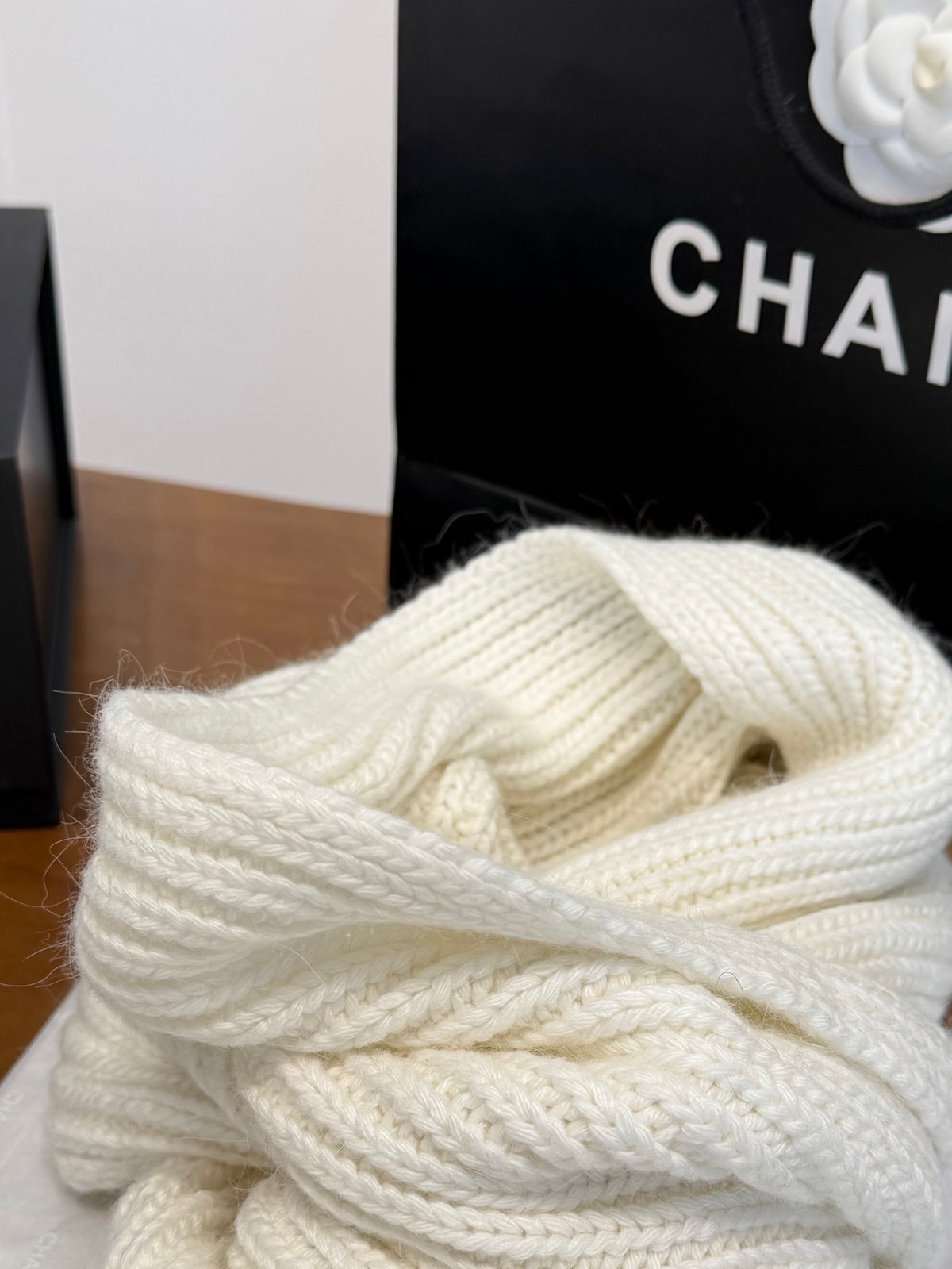 Chanel Colorblock Knit Accessory Set - 1245544765 - Photo 5