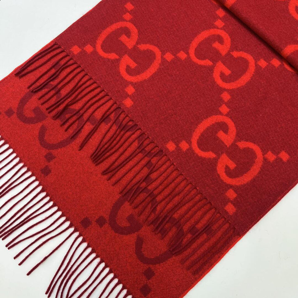 Gucci Jacquard Colorblock Scarf - 990116171 - Photo 5