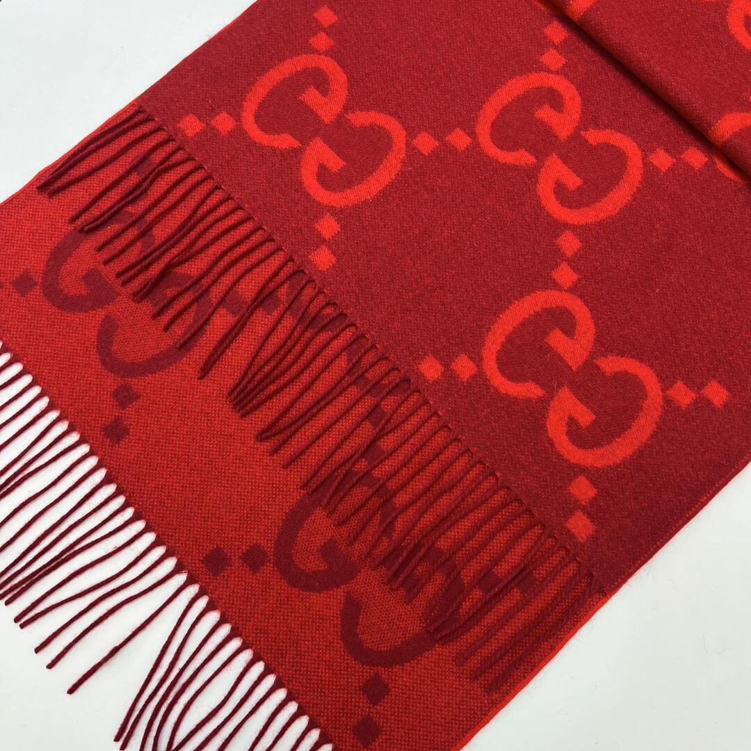 Gucci Jacquard Colorblock Scarf - 990116171 - Photo 5
