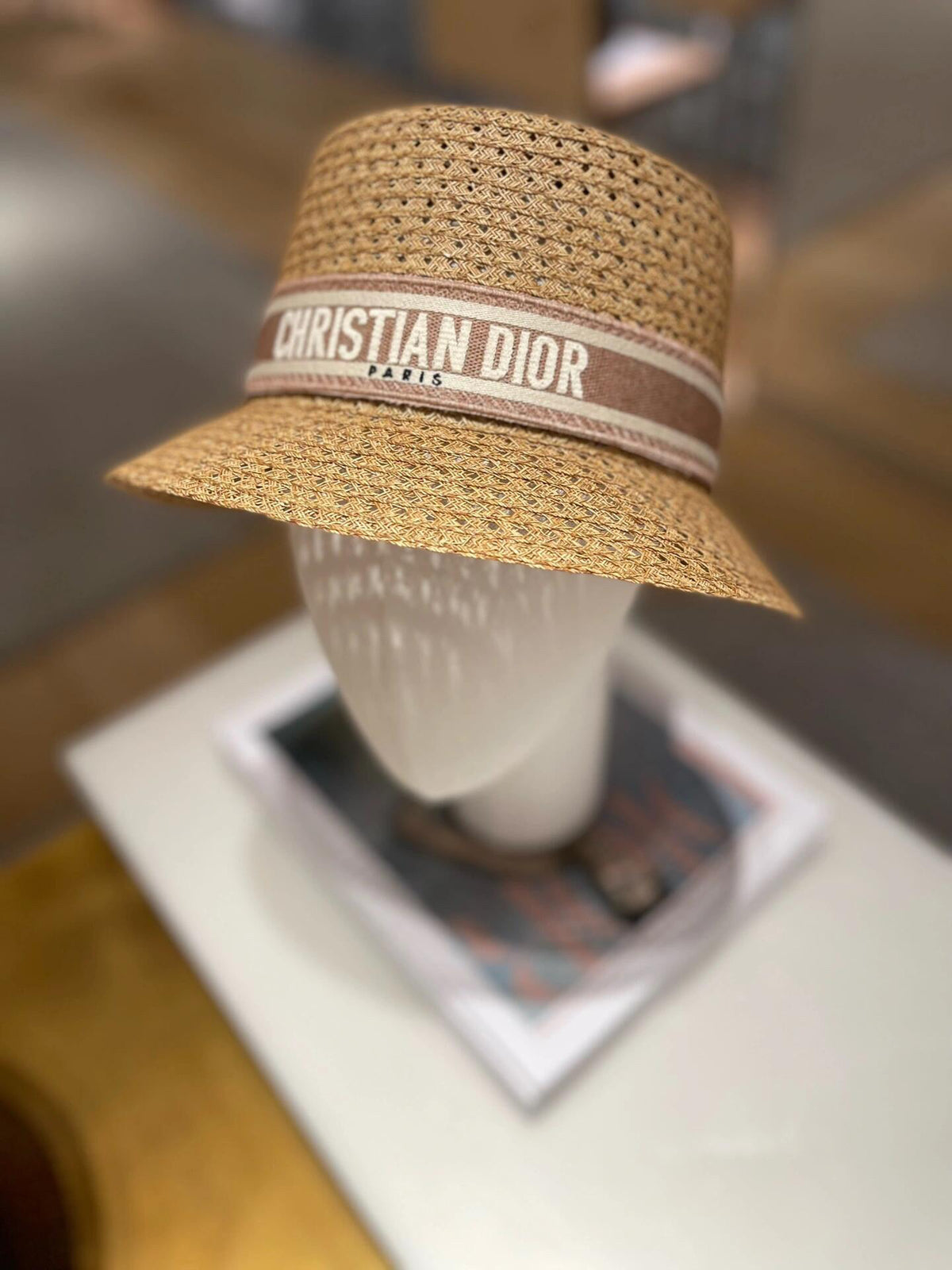Dior Embroidered Logo Detail Sun Hat - 1009272011 - Photo 5