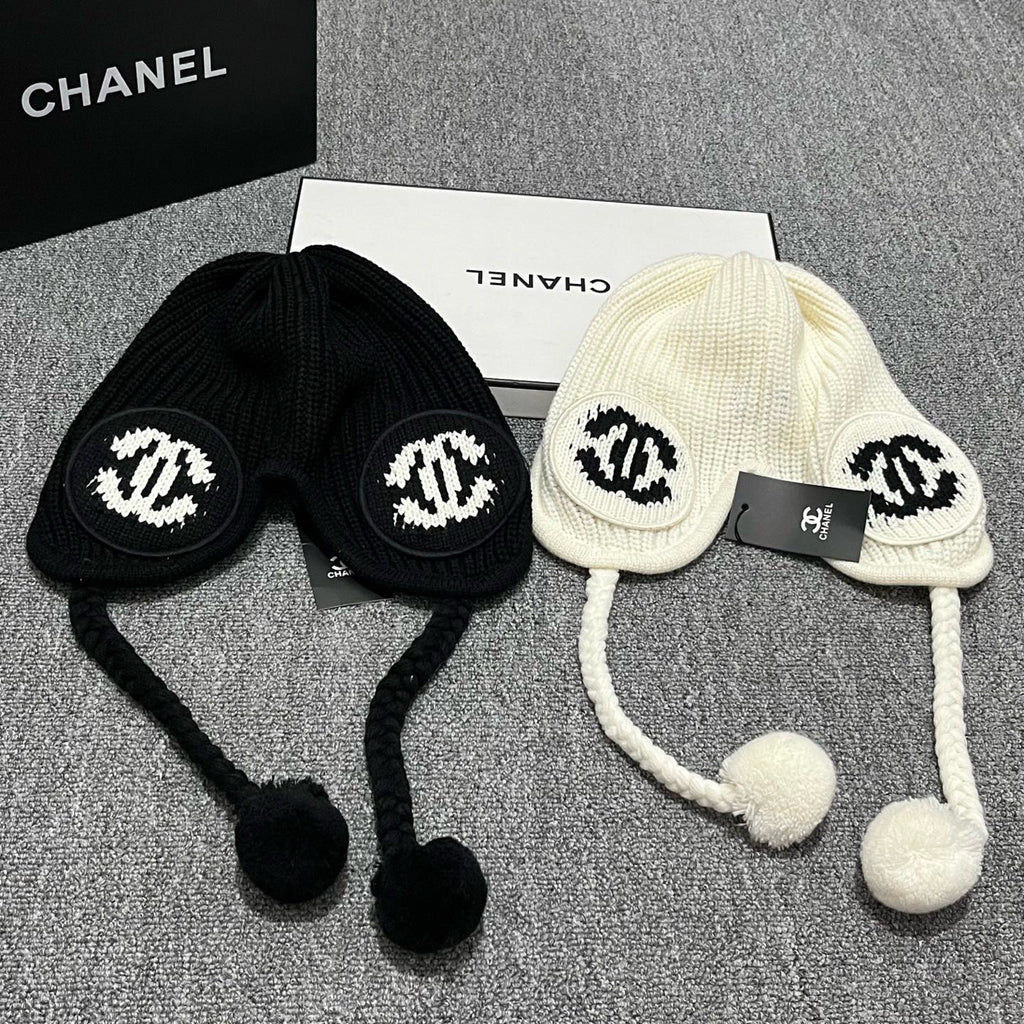 Chanel Logo Detail Knit Beanie - 1141779119 - Photo 5