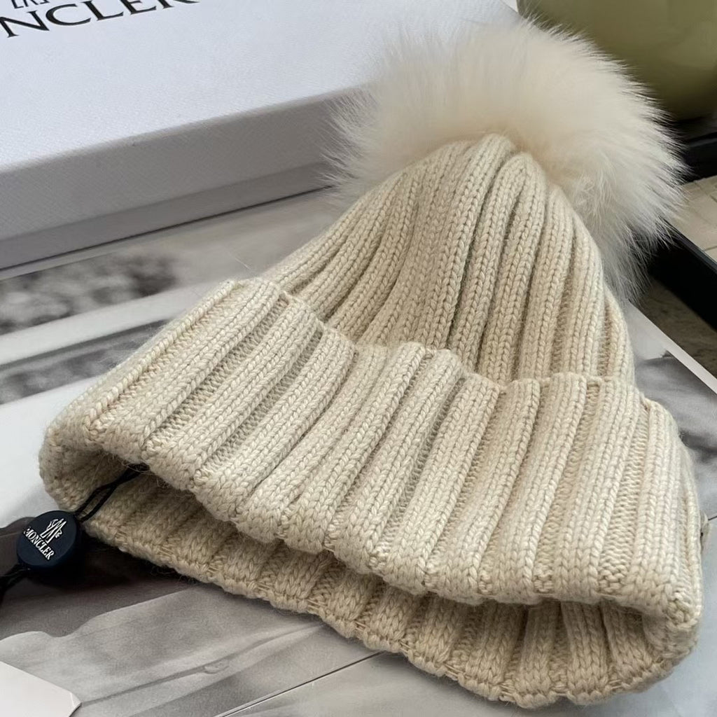 Moncler Knit Pom-Pom Beanie - 1107214056 - Photo 5