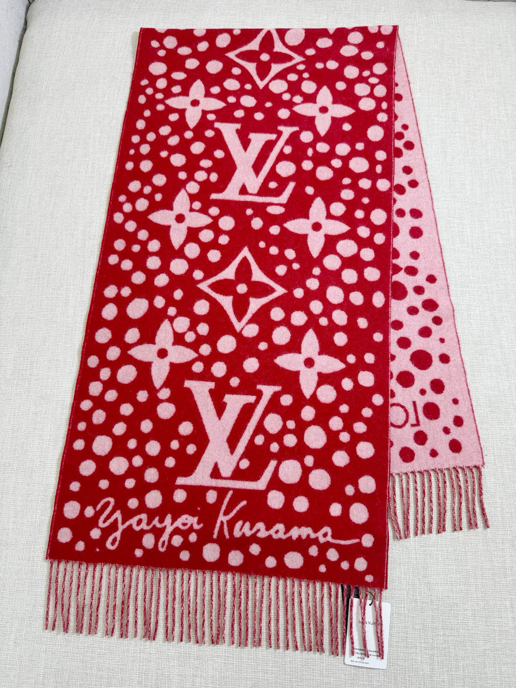 Louis Vuitton Jacquard Logo Detail Scarf - 973645050 - Photo 5