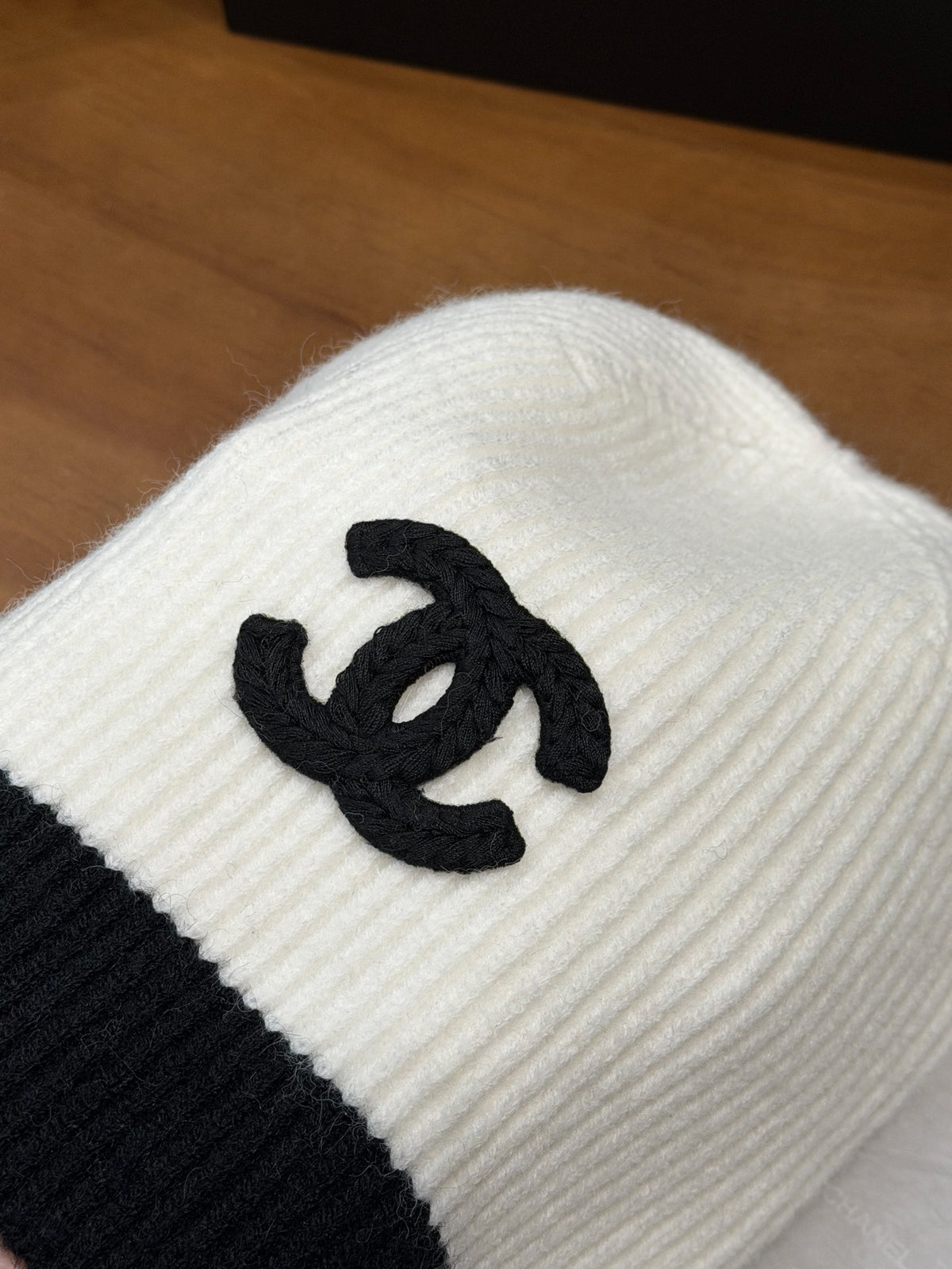 Chanel Colorblock Knit Beanie - 1245543836 - Photo 5