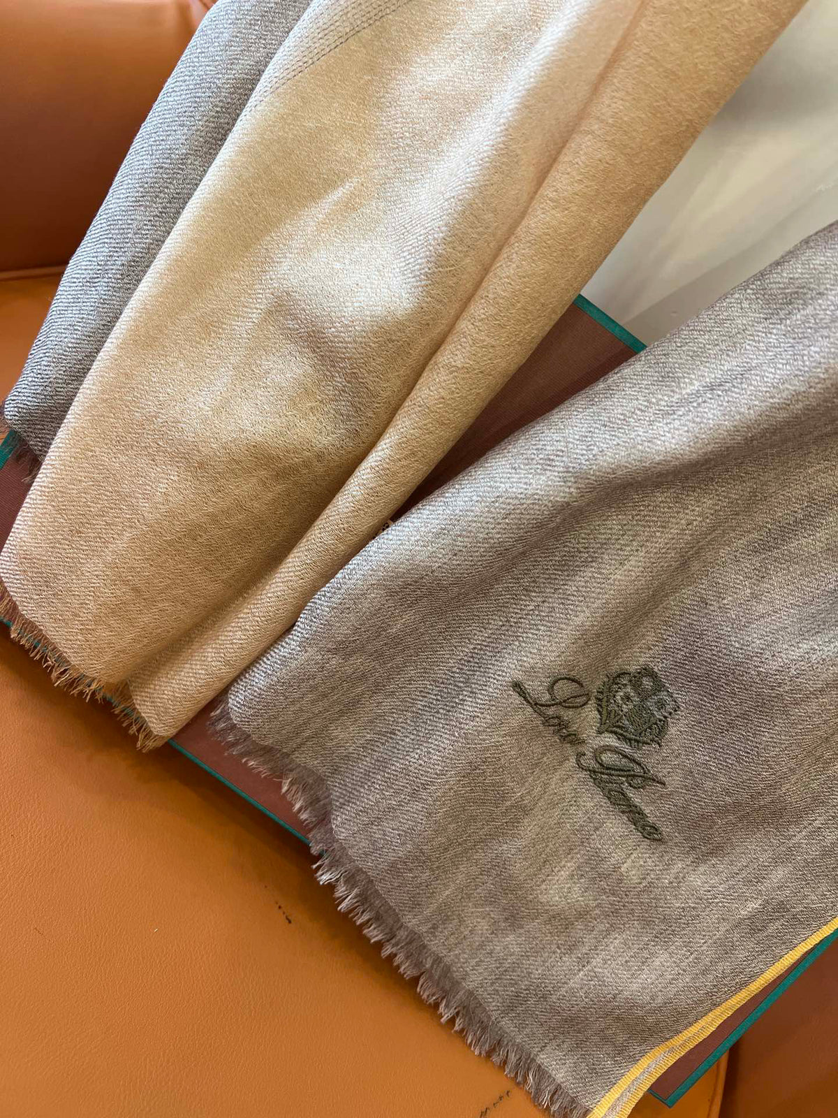 Loro Piana Gradient Scarf - 984597126 - Photo 5