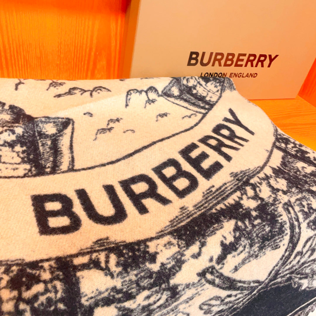 Burberry Check Pattern Jacquard Scarf - 974834255 - Photo 5