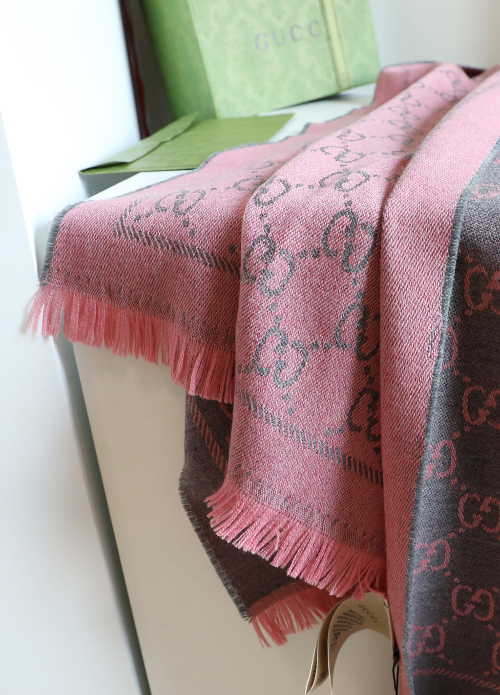 Gucci Colorblock Scarf - 968684211 - Photo 5