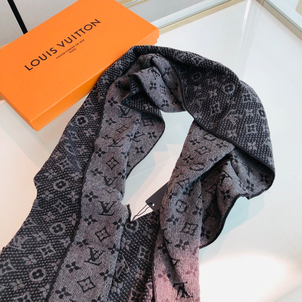 Louis Vuitton Jacquard Logo Detail Scarf - 979032567 - Photo 6