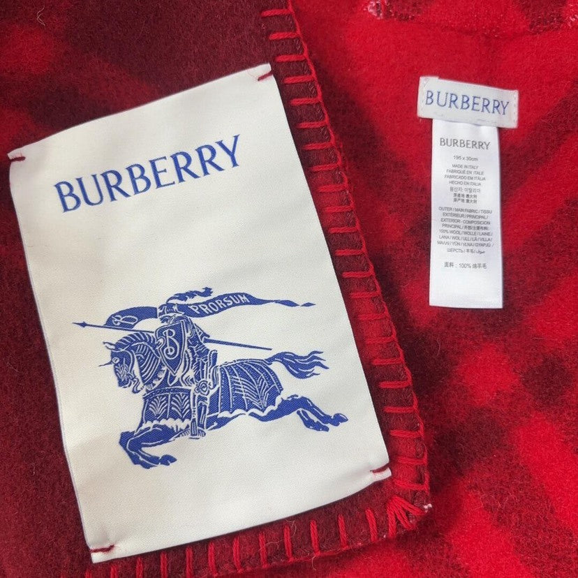 Burberry Check Pattern Hooded Scarf - 946556996 - Photo 6