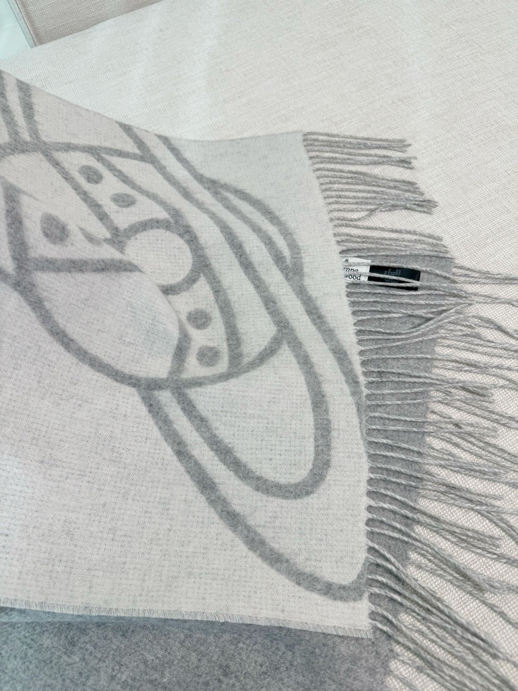 Vivienne Westwood Jacquard Logo Detail Scarf - 973646155 - Photo 6
