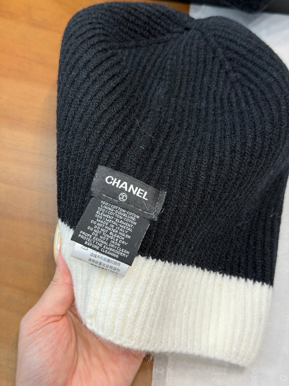 Chanel Knit Beanie - 1245543872 - Photo 6