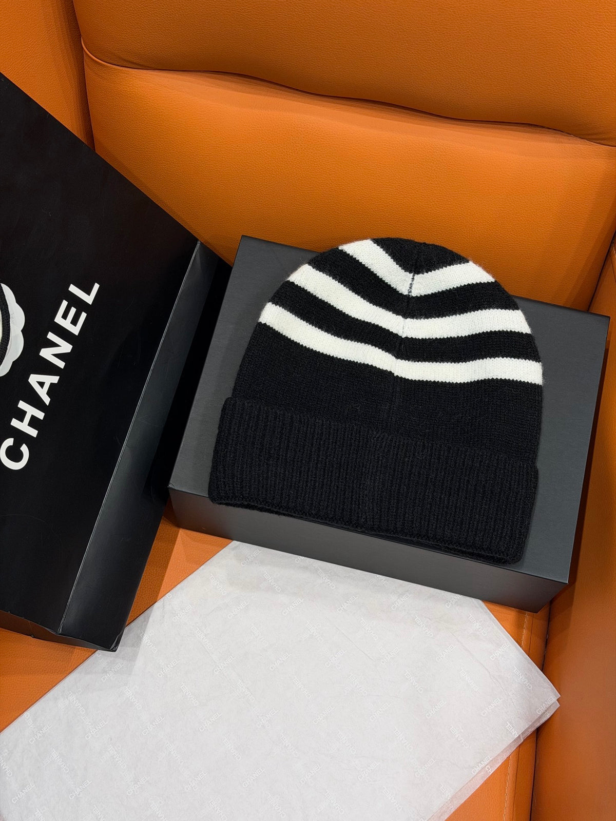 Chanel Knit Beanie - 1245543826 - Photo 6