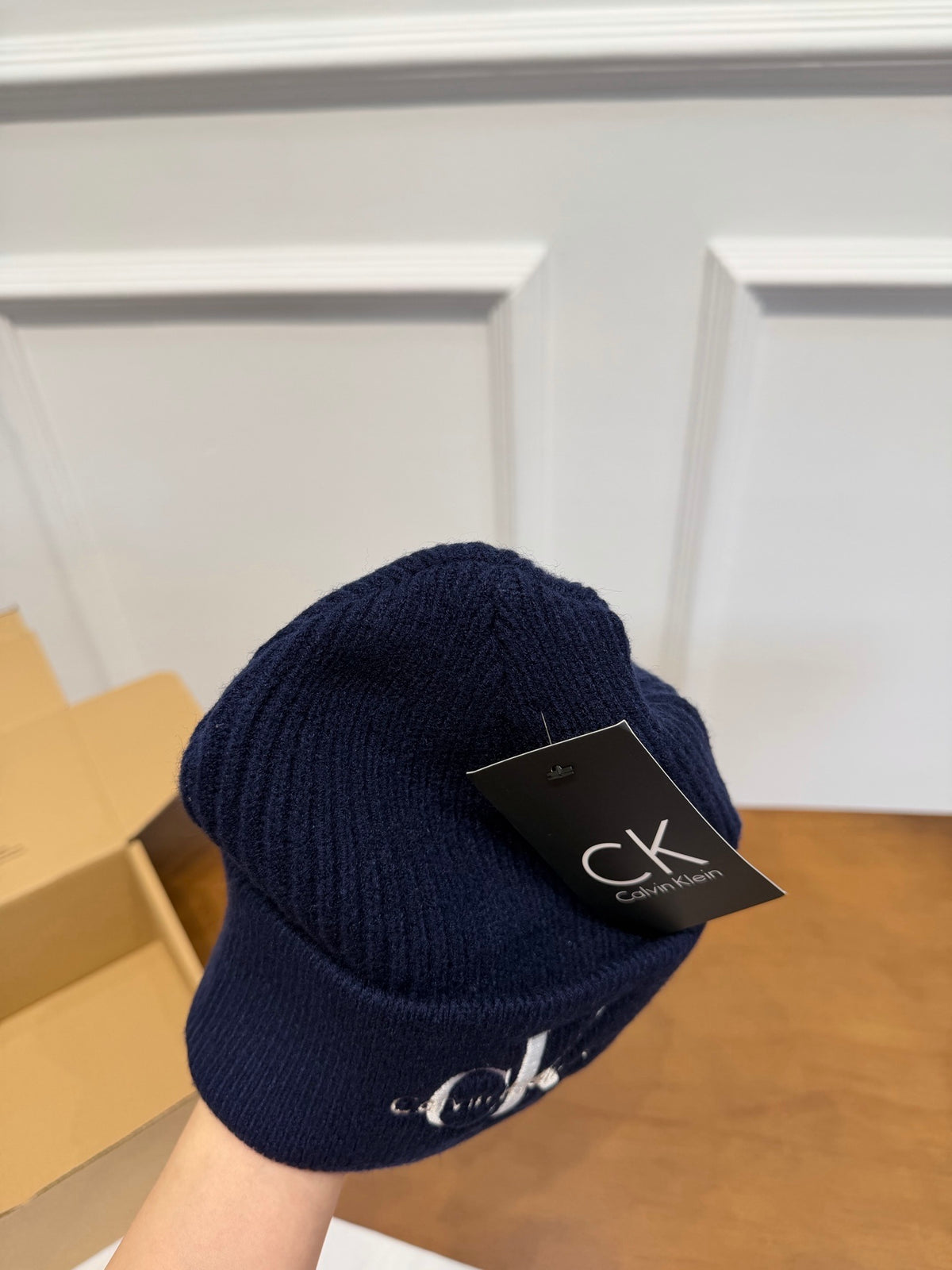 Calvin Klein Embroidered Colorblock Beanie - 1245544223 - Photo 6