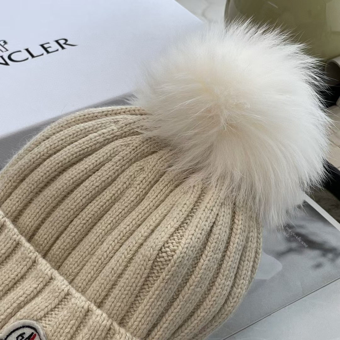 Moncler Knit Pom-Pom Beanie - 1107214056 - Photo 6