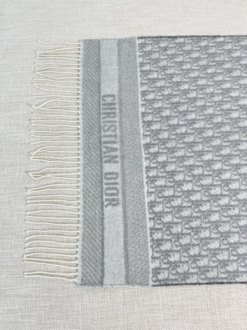 Dior Jacquard Logo Detail Scarf - 973646348 - Photo 6