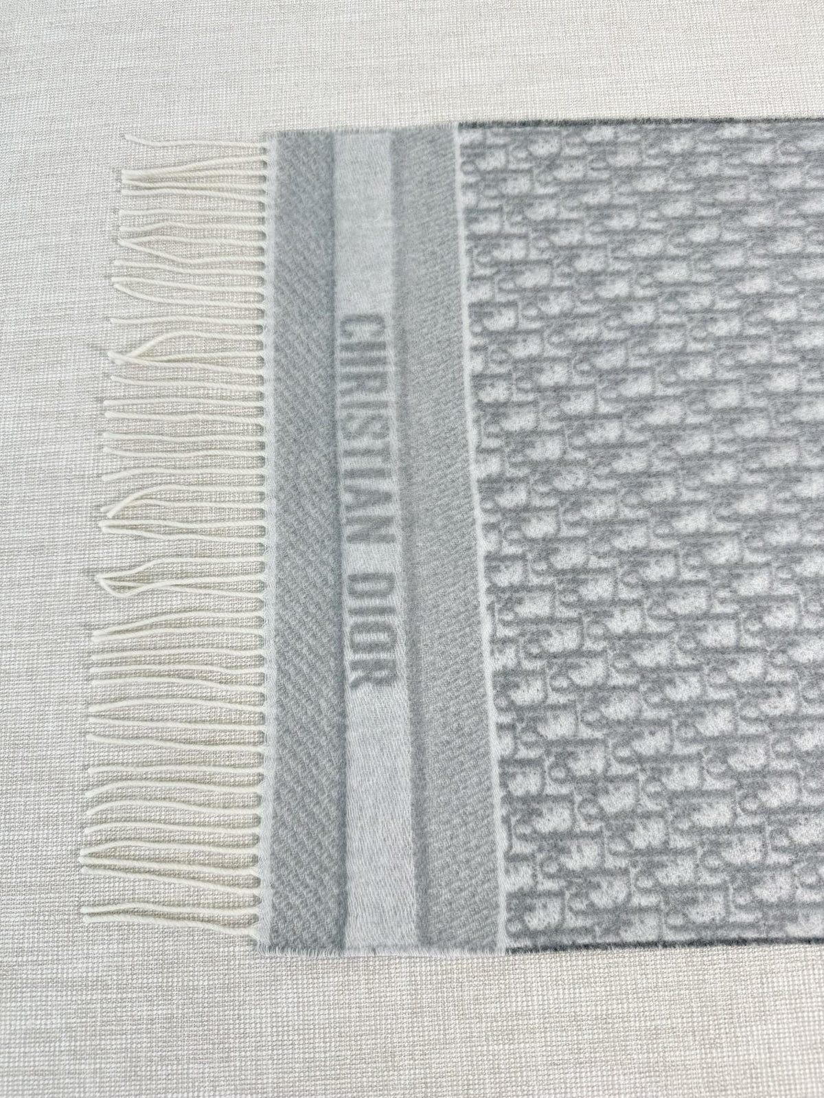 Dior Jacquard Logo Detail Scarf - 973646348 - Photo 6