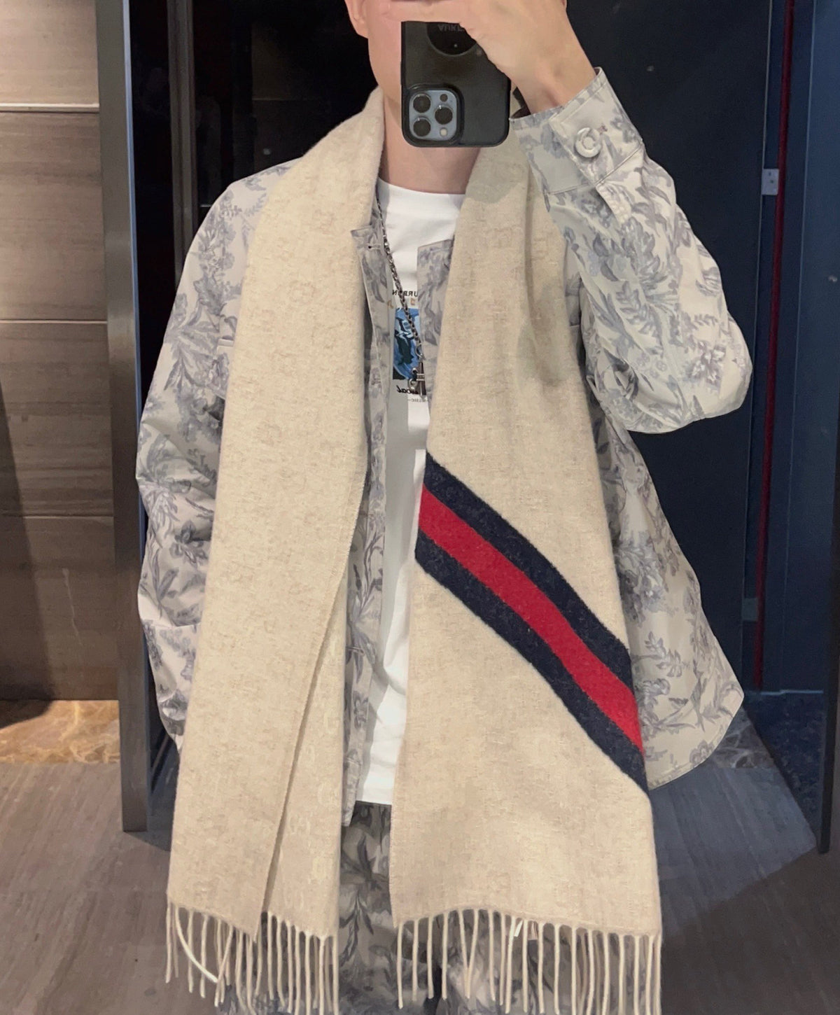 Gucci Jacquard Scarf - 980019247 - Photo 6