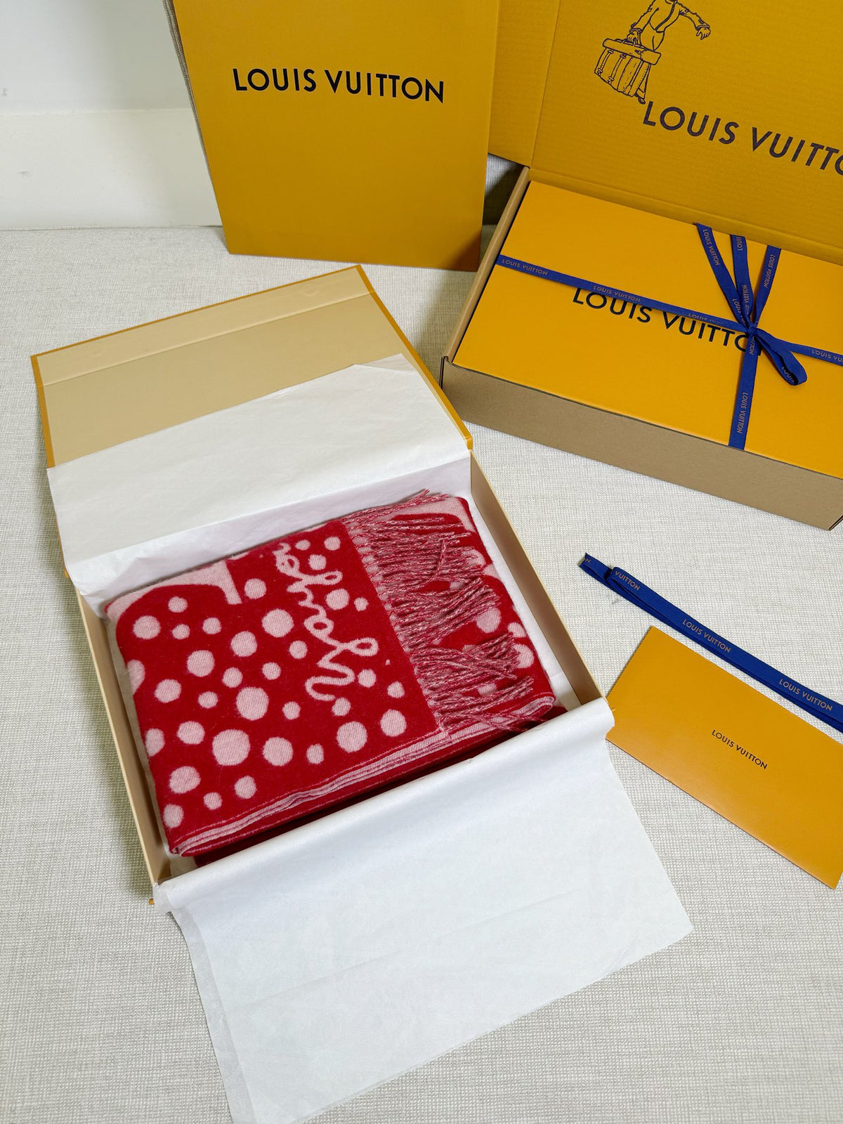 Louis Vuitton Jacquard Logo Detail Scarf - 973645050 - Photo 6