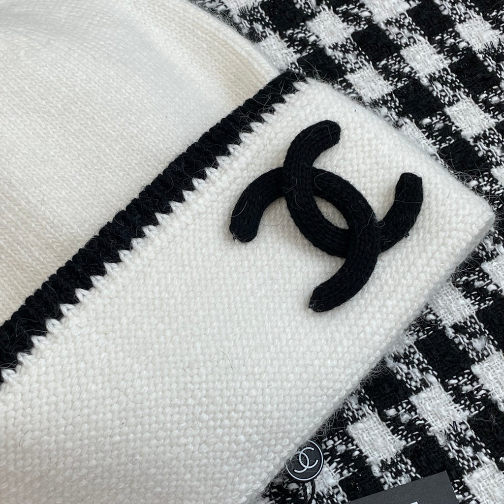 Chanel Knit Beanie - 975370152 - Photo 6
