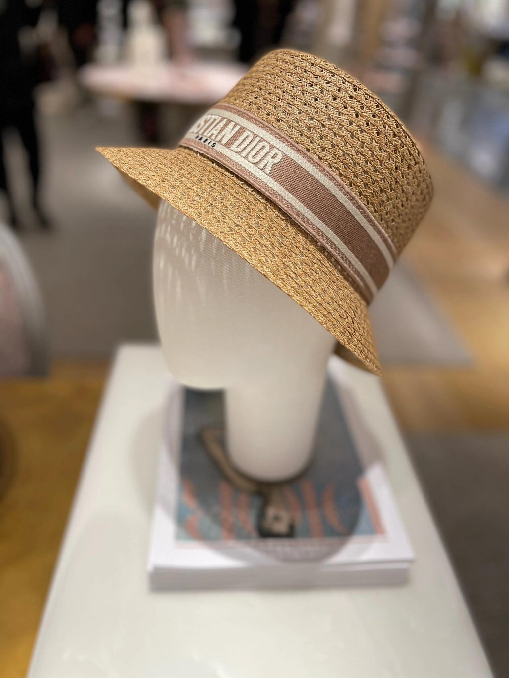Dior Embroidered Logo Detail Sun Hat - 1009272011 - Photo 6