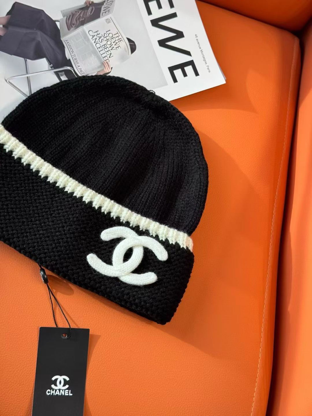 Chanel Knit Beanie - 1141781114 - Photo 6
