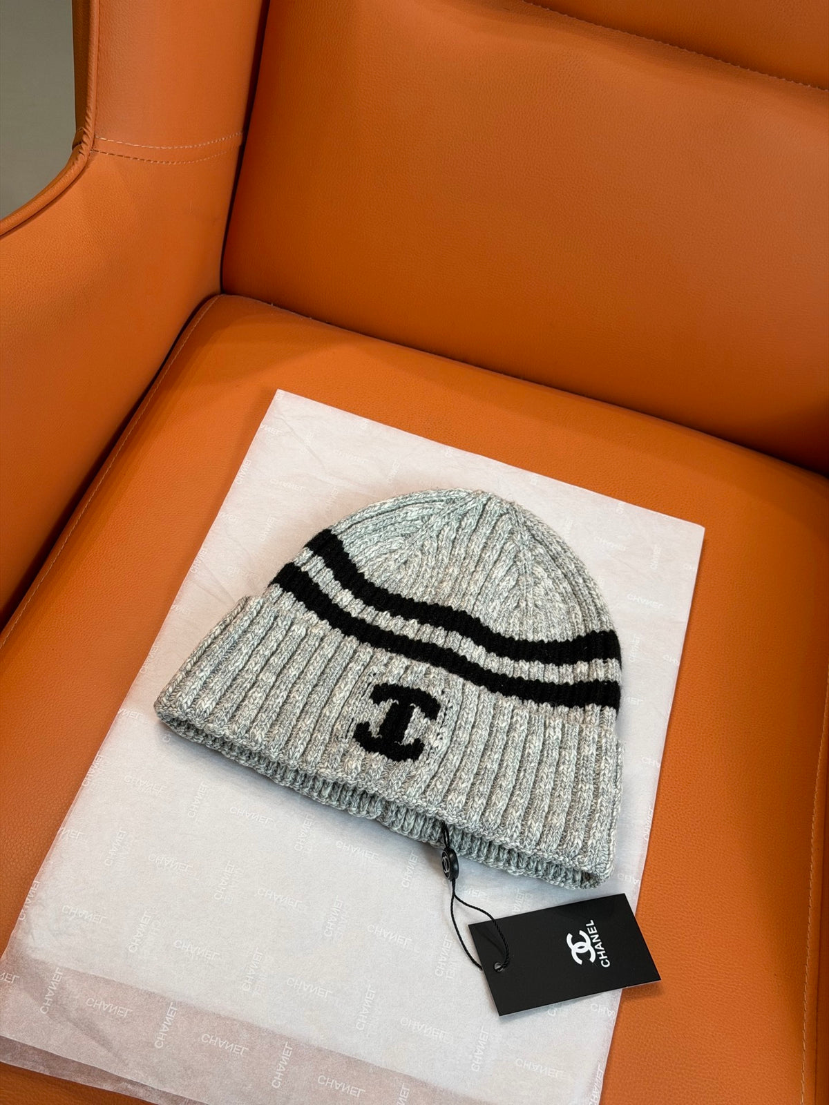 Chanel Jacquard Knit Beanie - 1245543915 - Photo 6
